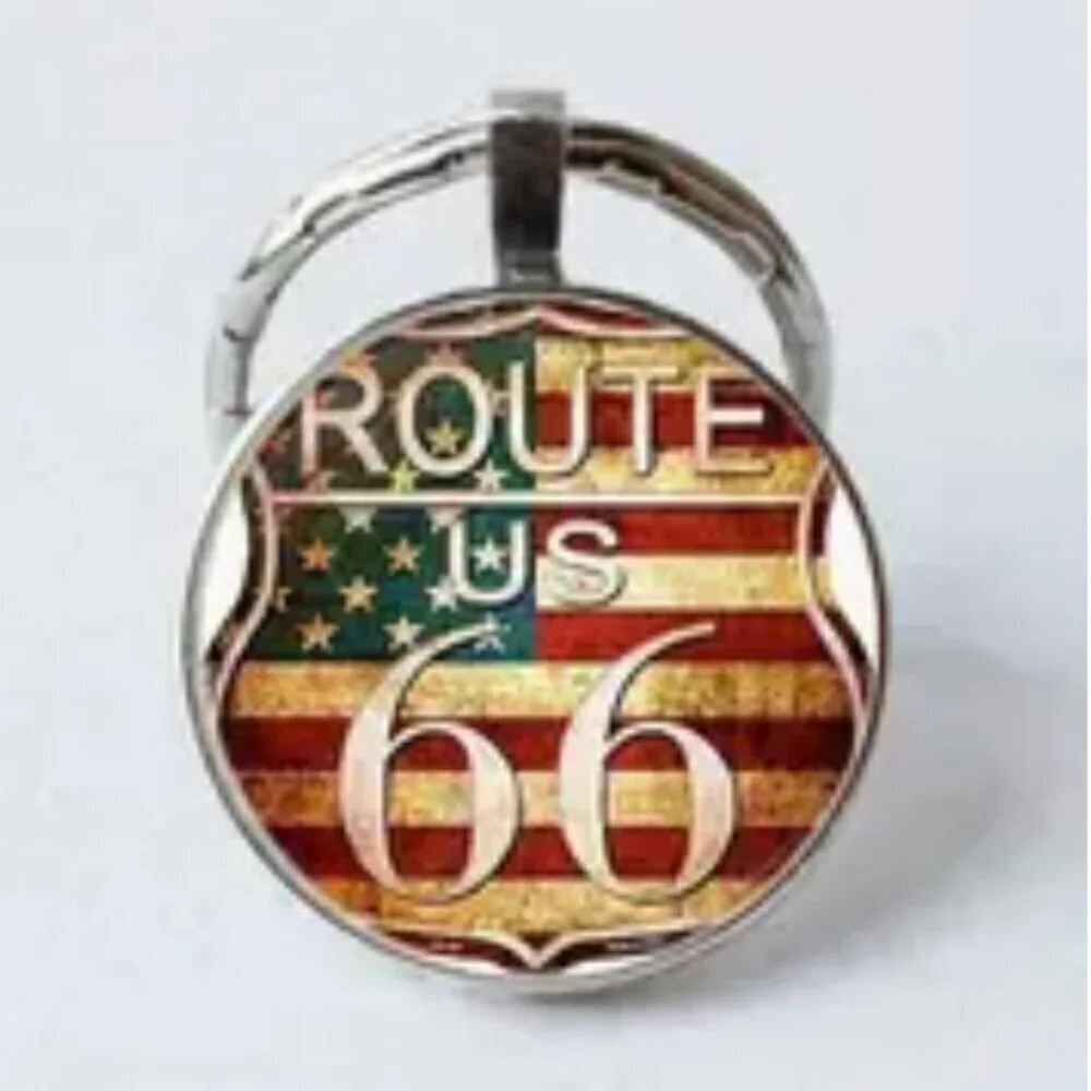 Route 66 Keychain - NEW! Your Choice of Multiple Designs